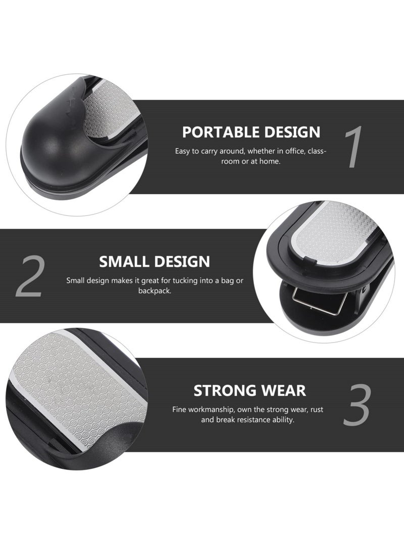 Excefore Charcoal Pencil Sharpener 2Pcs Sketch Pencil Sharpener Drawing Pencil Sharpener Clamp Pencil Grinder for Sharpening Black Lead Pointer Clip Holder - Image 4