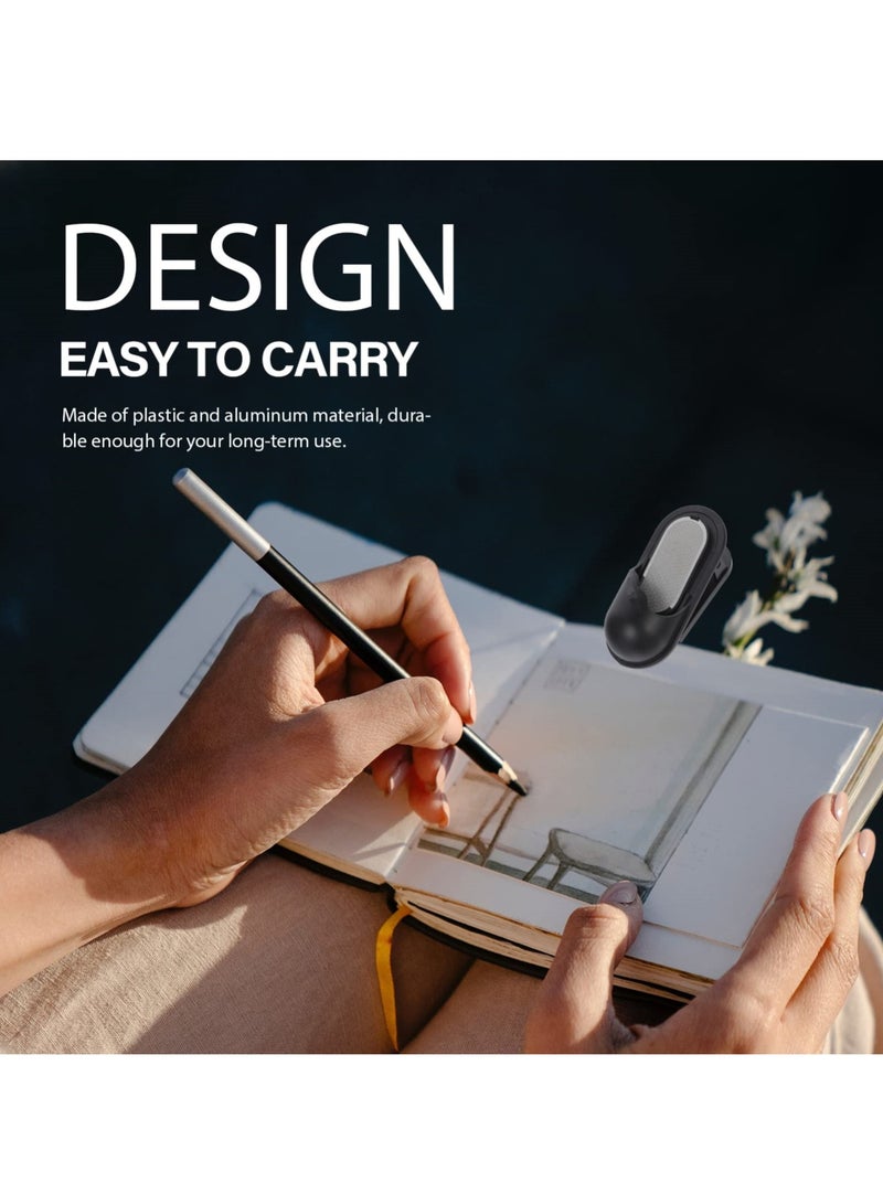 Excefore Charcoal Pencil Sharpener 2Pcs Sketch Pencil Sharpener Drawing Pencil Sharpener Clamp Pencil Grinder for Sharpening Black Lead Pointer Clip Holder - Image 5