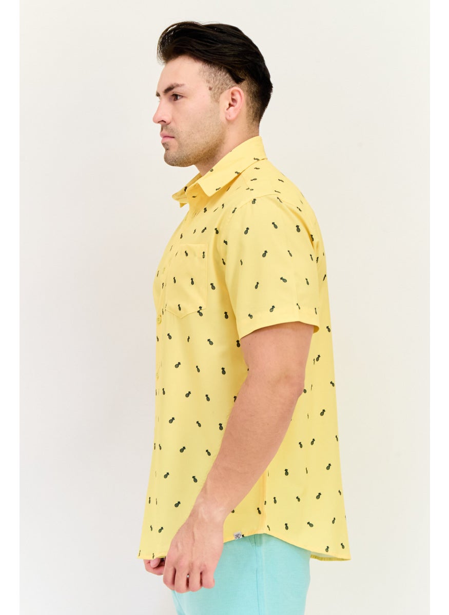 Beach Bros Men Allover Print Beach Shirt, Multicolor  - Image 4