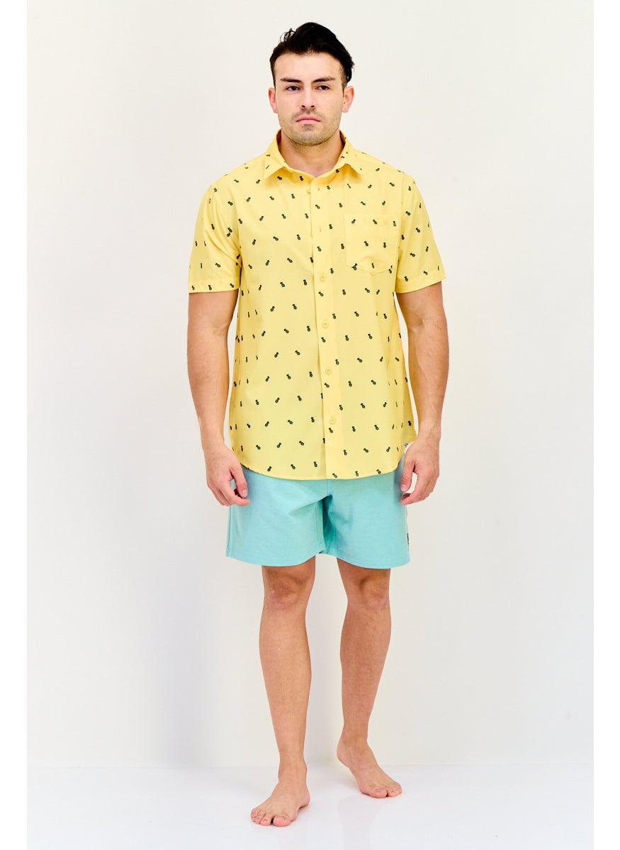 Beach Bros Men Allover Print Beach Shirt, Multicolor  - Image 3