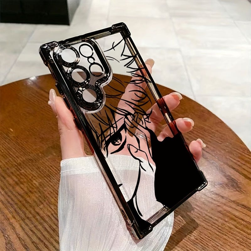 This Phone Case Featuring Japanese Anime Hunter Compatible With Samsung Galaxy S24 Ultra Transparent Soft Back For Drop Protection 4G 5G Mixed Color 1 - Image 1