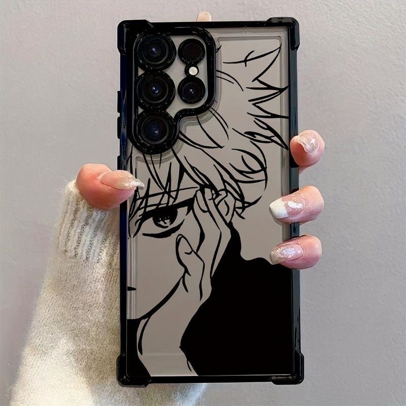 This Phone Case Featuring Japanese Anime Hunter Compatible With Samsung Galaxy S24 Ultra Transparent Soft Back For Drop Protection 4G 5G Mixed Color 1 - Image 2