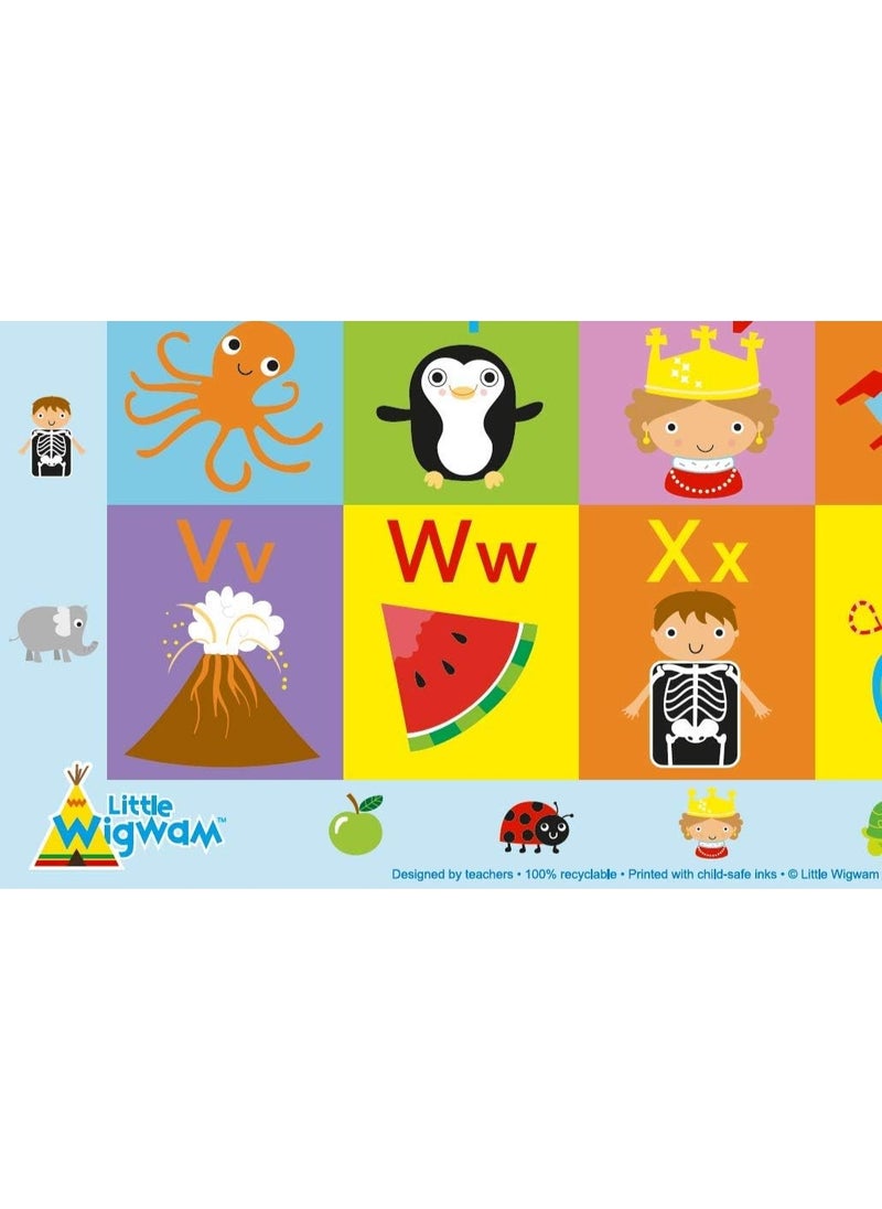 Little Wigwam Little Wigwam Alphabet Placemat  - Image 3