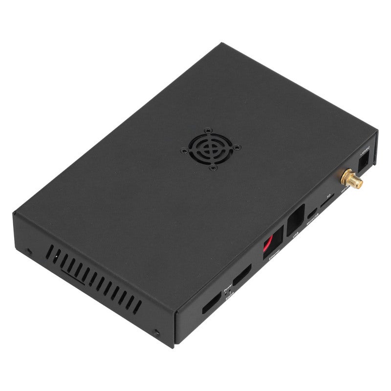 Aluminum Alloy Cooling Case: With Fan & Power Button, Lightweight Corrosion Resistant - High Hardness Heat Dissipation Enclosure for Raspberry Pi CM4 CM4IO Motherboard, DIY Electronics Projects - Image 2