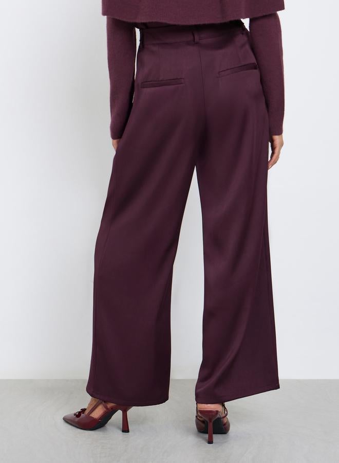 ستايلي بنطال بأرجل واسعة مزود بجيوب - Image 4