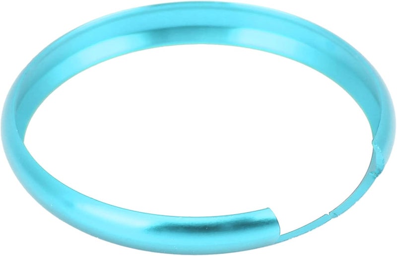 HEEPDD Aluminum Alloy Remote Key Fob Ring Trim Replacement, Replacement, Lightweight Durable Bezel for MINI R55 R56 R57 R58 R59 R60 Key Fob Aluminum Alloy Remote Ring Trim Nan (Sky Blue) - Image 5