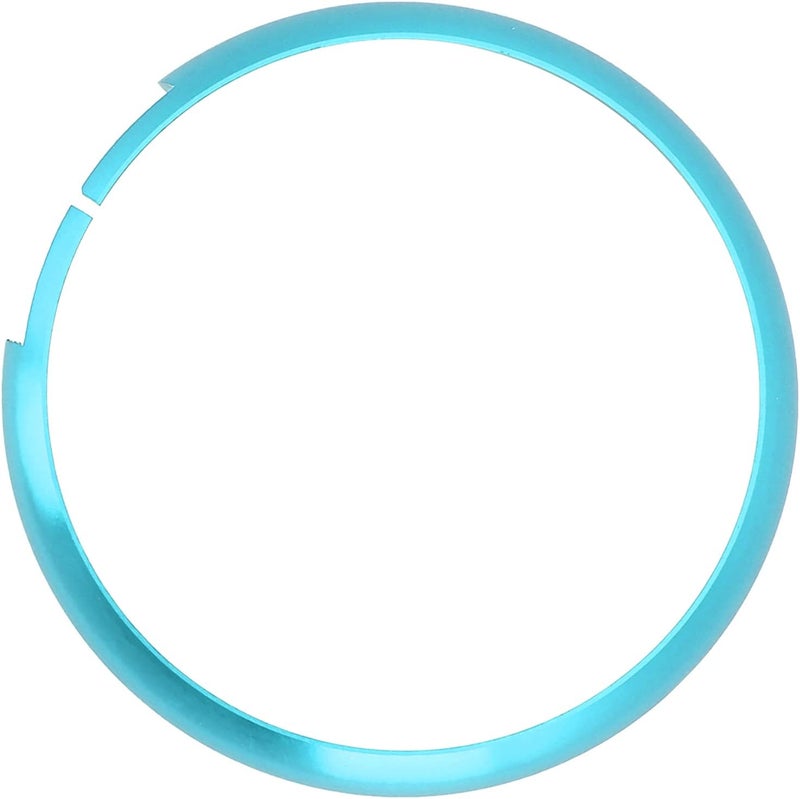HEEPDD Aluminum Alloy Remote Key Fob Ring Trim Replacement, Replacement, Lightweight Durable Bezel for MINI R55 R56 R57 R58 R59 R60 Key Fob Aluminum Alloy Remote Ring Trim Nan (Sky Blue) - Image 3