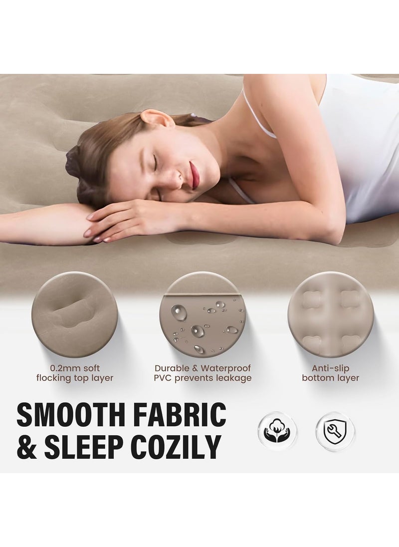 Cyrox Cyrox Durable Inflatable Bed Lightweight Comfortable SelfInflating Air Mattress for Camping Travel Extra Guest Comfort Easy Setup 1Pcs  - Image 5