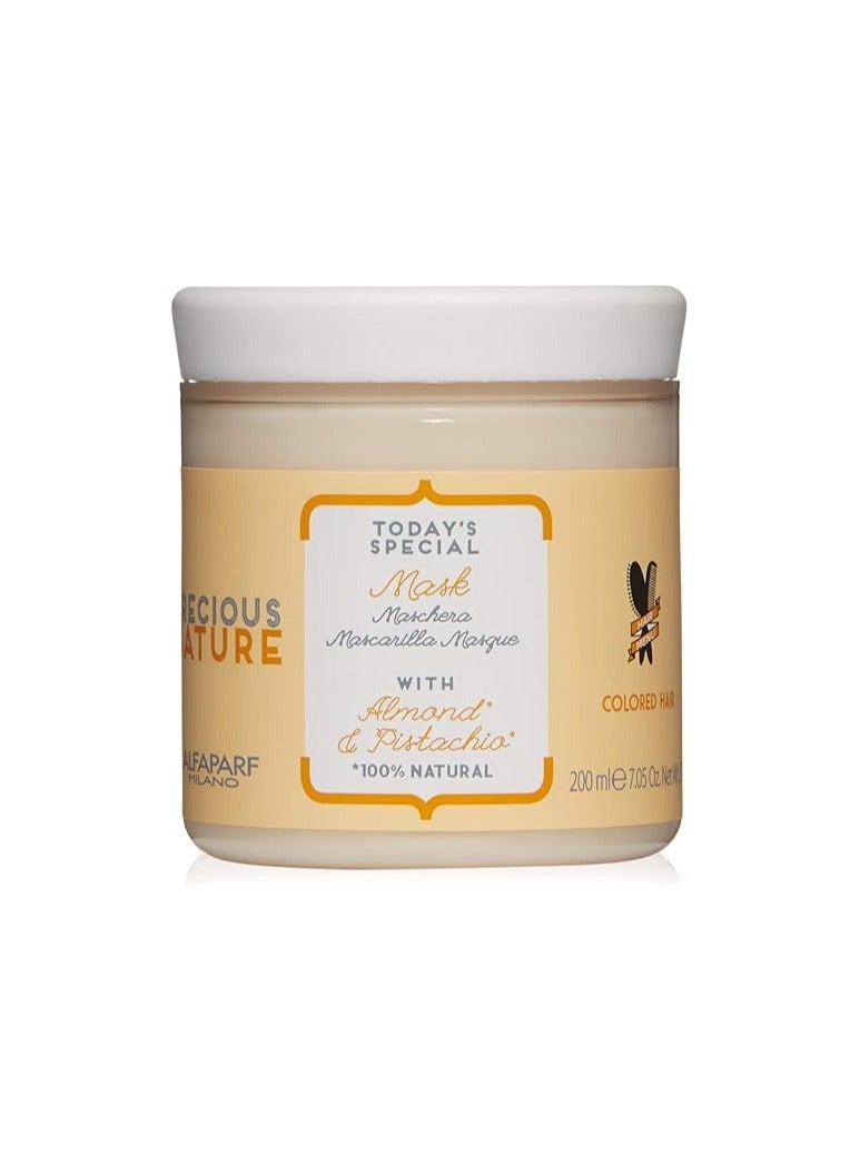 قناع الشعر لحماية لون الطبيعة الثمينة من ألفابارف ميلانو، اللوز والفستق، 7.05 أونصة