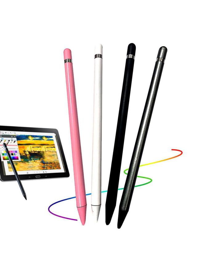 Loquat Silicone Pen For ApplePencil Capacitive Pen Painting For AppleTablet Touch Handwriting Passive Universal Pen-Color:Black  - Image 2