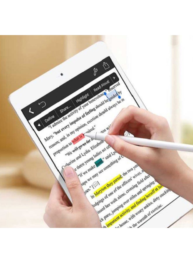 Loquat Silicone Pen For ApplePencil Capacitive Pen Painting For AppleTablet Touch Handwriting Passive Universal Pen-Color:Black  - Image 4
