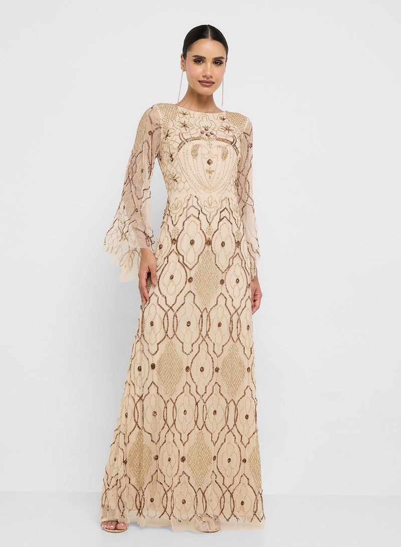 Amelia Rose Embellished Maxi Dress  - Image 1