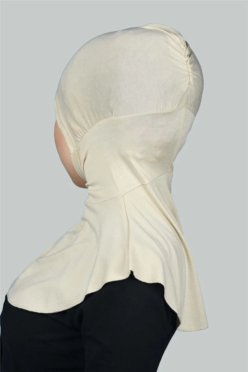 Altobeh Women's Hijab Practical Neck Collar Hijab - Sports Bonnet - Cream