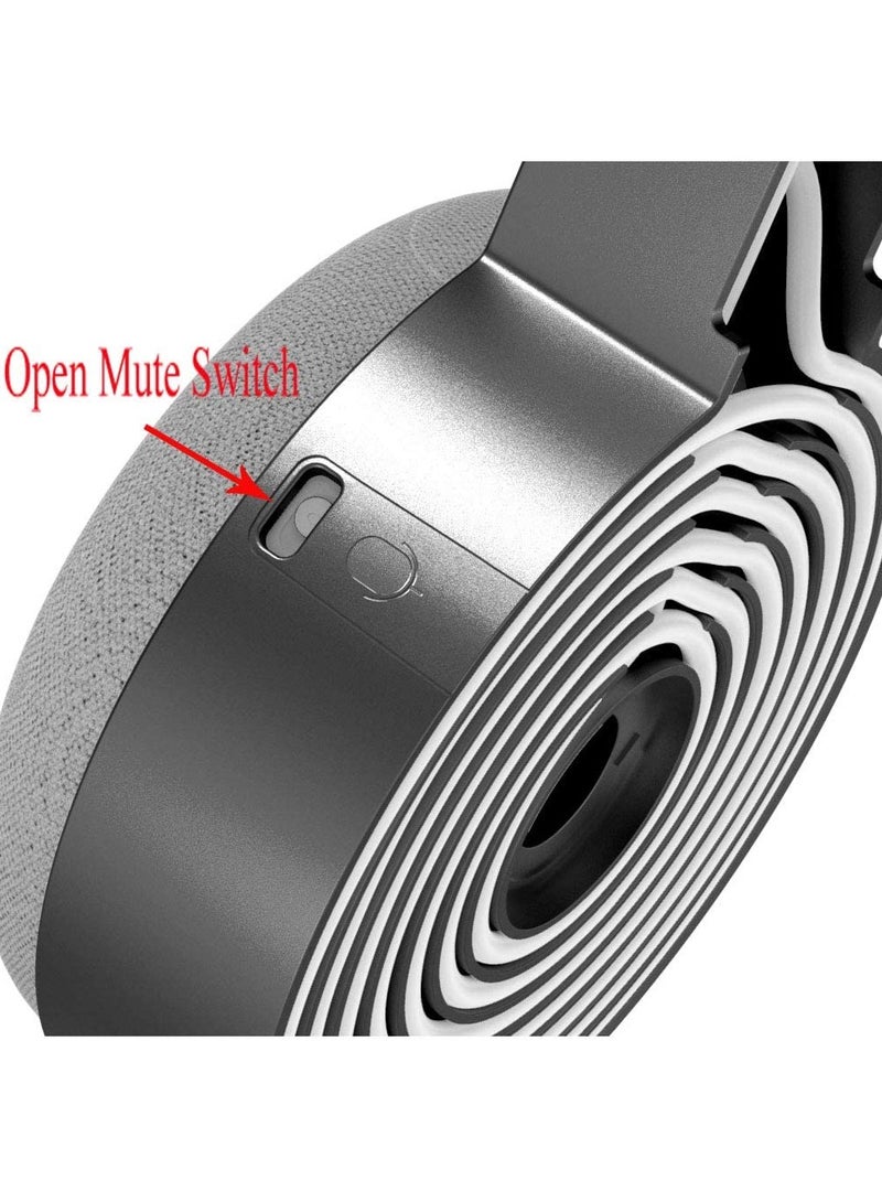 SOLARAE Google Nest Mini Wall Mount Holder (2nd Gen) - Speaker Stand with Cord Management, Outlet Wall Mount Accessories for Nest Mini Speaker (Black, 2 Pack) - Image 4