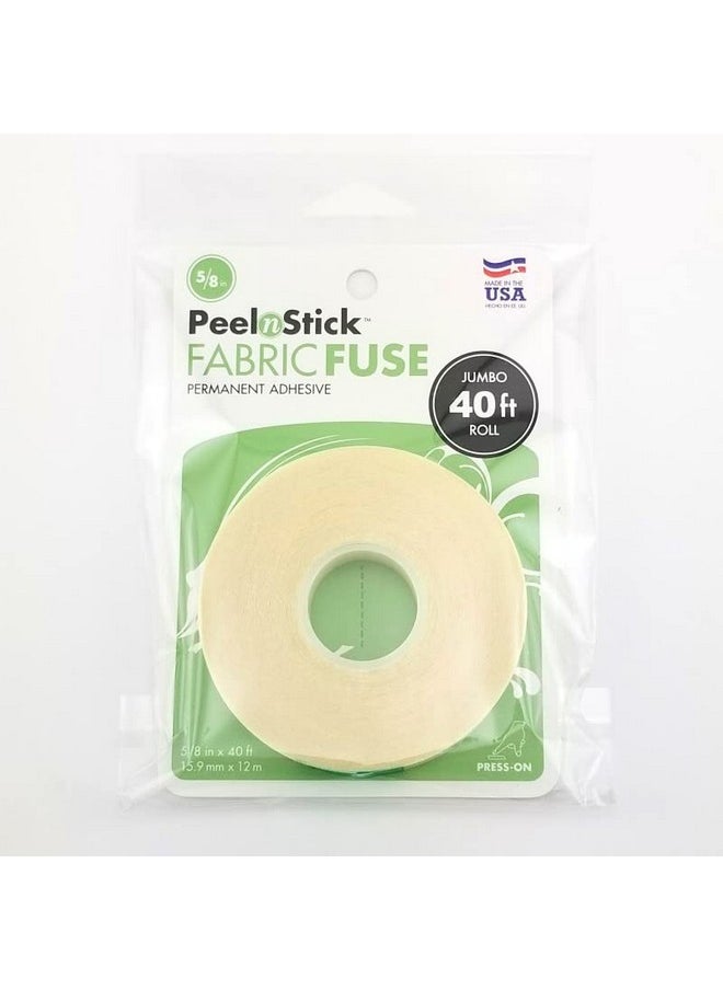 HeatnBond - Peelnstick Fabric Fuse Adhesive 5/8" X 40 Ft Roll - Image 1