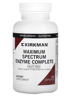 Kirkman Labs Maximum Spectrum Enzyme Complete 120 Capsules 
