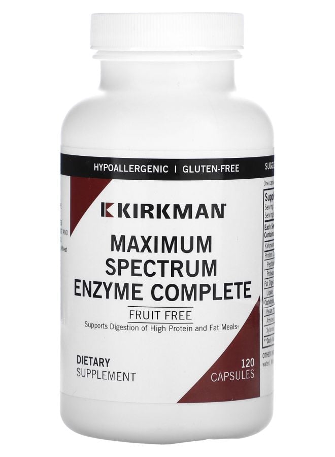 Maximum Spectrum Enzyme Complete 120 Capsules