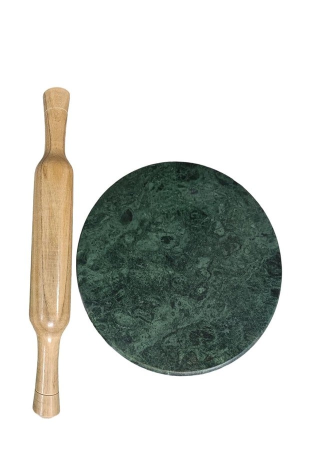 Traditional Marble Roti Maker Includes Durable Wooden Belan for Chapatis - Image 1
