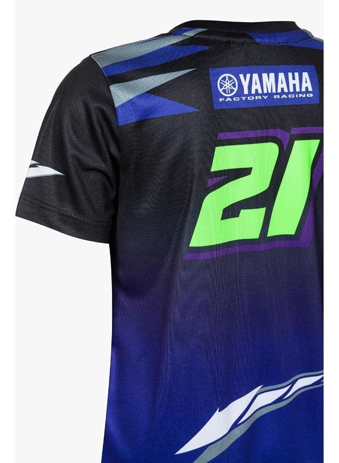 VR46 Vr 46 Yamaha Dual Franco Mordelli T-Shirt, Kid, 13/14 Years - Image 4