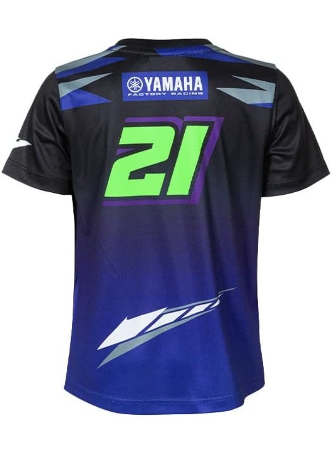 VR46 Vr 46 Yamaha Dual Franco Mordelli T-Shirt, Kid, 13/14 Years - Image 2