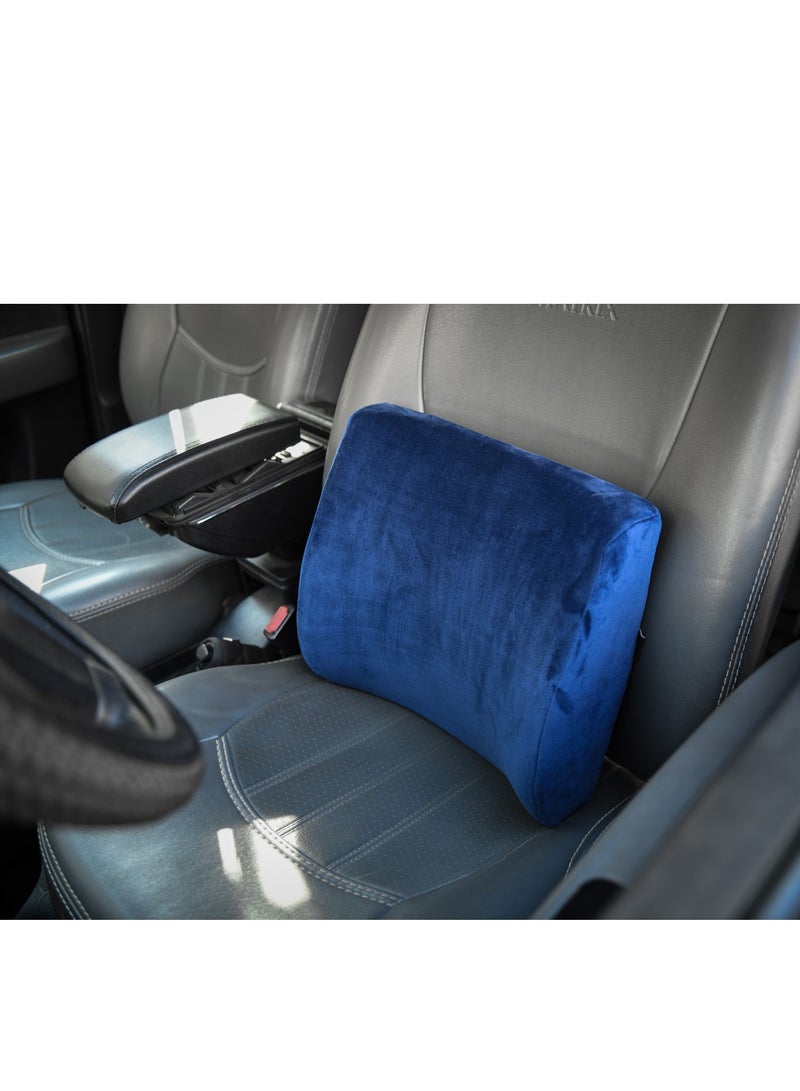 ماكس كمفورت وسادة ظهر طبيه من الفوم الامريكي , للوقايه من آلأم الجزء السفلي من الظهر , لون كحلي - Image 3