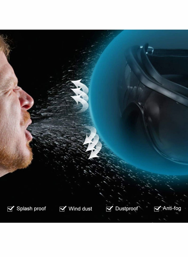 Child Safety Glasses, Kids Goggles Eye Protective Anti Fog Full Eyes Protective Clear Lab Goggles - Image 3