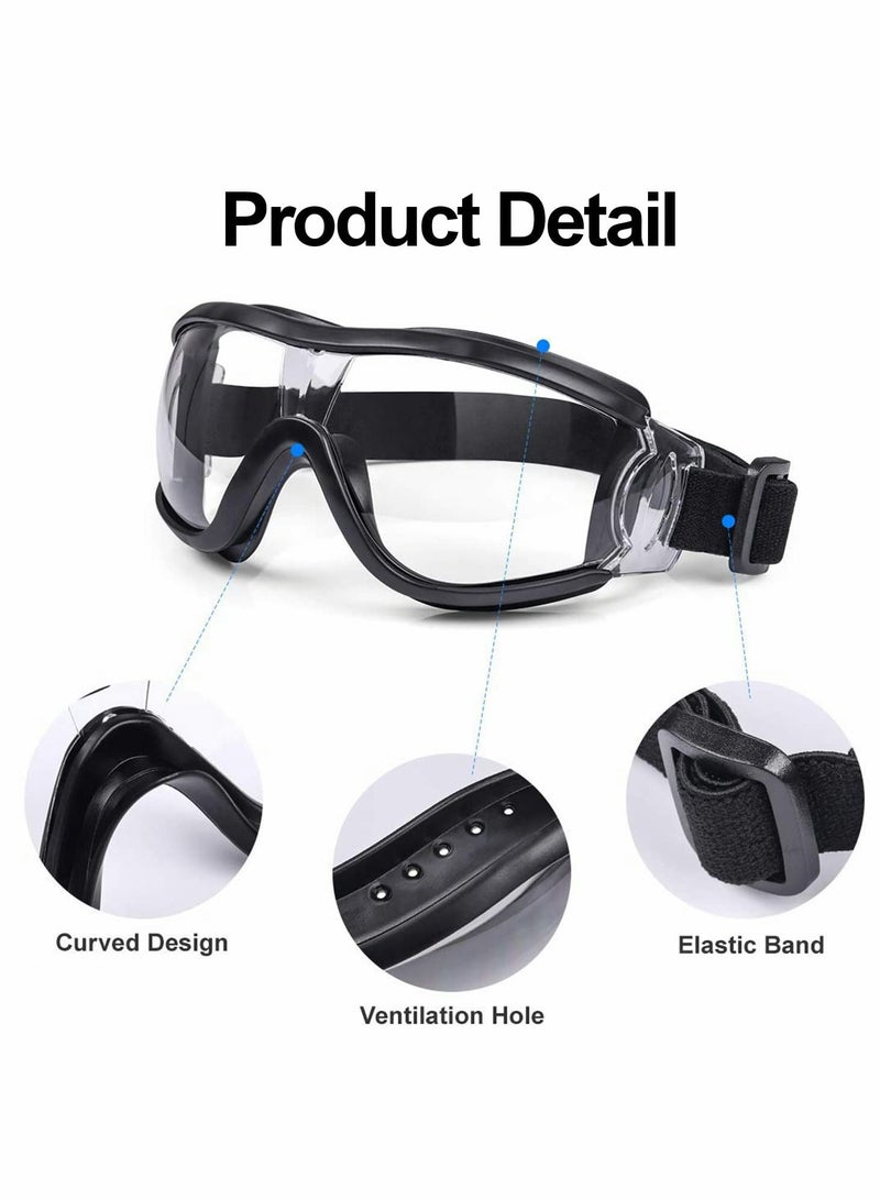 Child Safety Glasses, Kids Goggles Eye Protective Anti Fog Full Eyes Protective Clear Lab Goggles - Image 4
