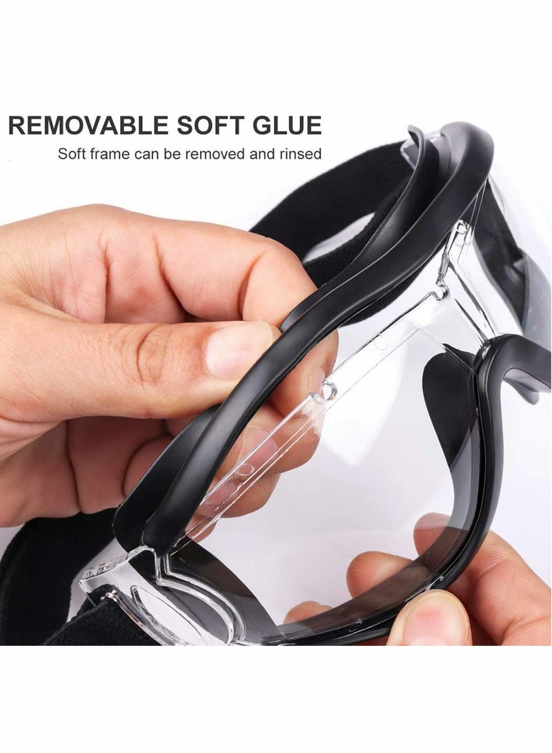 Child Safety Glasses, Kids Goggles Eye Protective Anti Fog Full Eyes Protective Clear Lab Goggles - Image 2