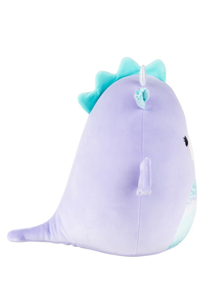 Squishmallows Plush Drow Purple Dragon with Teal Scaled Belly Plush Toy â€“ 30 cm Soft Collectible Stuffed Animal - Image 3