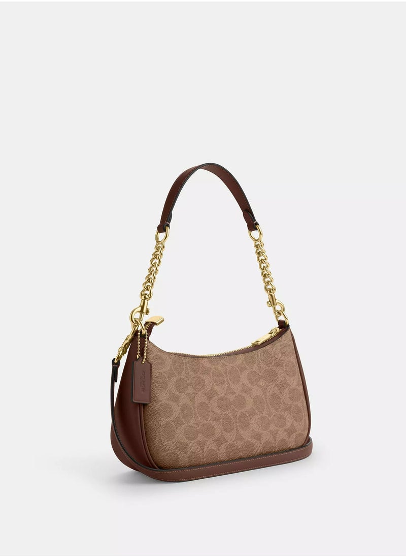 coachoutlet - Coach Teri Shoulder Bag In Signature Canvas - Image 1