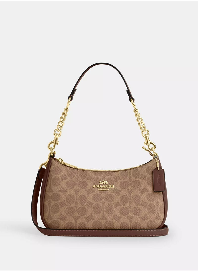 coachoutlet - Coach Teri Shoulder Bag In Signature Canvas - Image 1