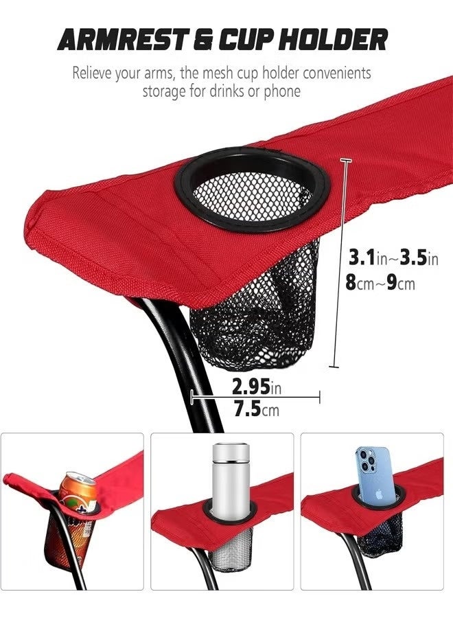 Cady One Folding Camping Chair with Cup Holder - Image 4