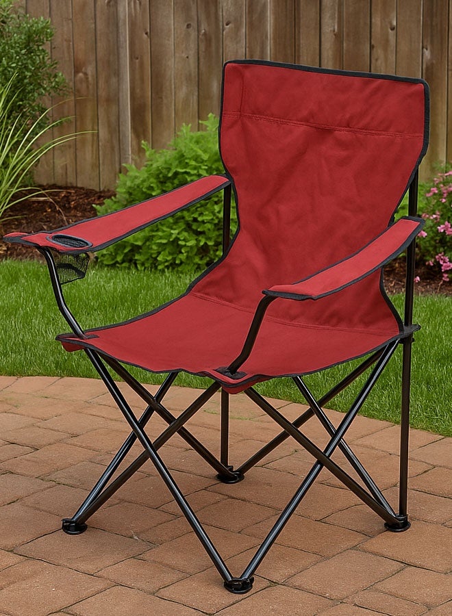 Cady One Folding Camping Chair with Cup Holder - Image 1