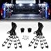 Nilight Nilight 8PCS 24LED Rock Light for Cargo Truck Pickup Bed Off Road Under Car Side Marker LED Rock Lighting Kit w/Switch  - Image 2