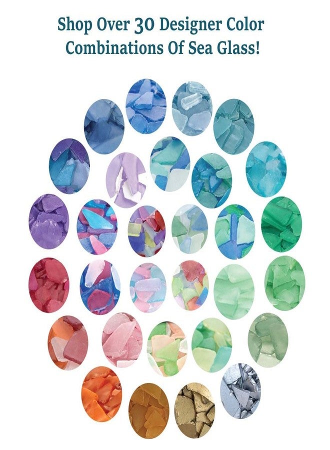 Nautical Crush Trading Sea Glass for Crafts - 11oz Red Sea Glass Decor, Tumbled Seaglass, Beachglass for Crafts, Seaglass for Beach Accents, Coastal DIY Supply, Nautical Vase Filler - Image 5