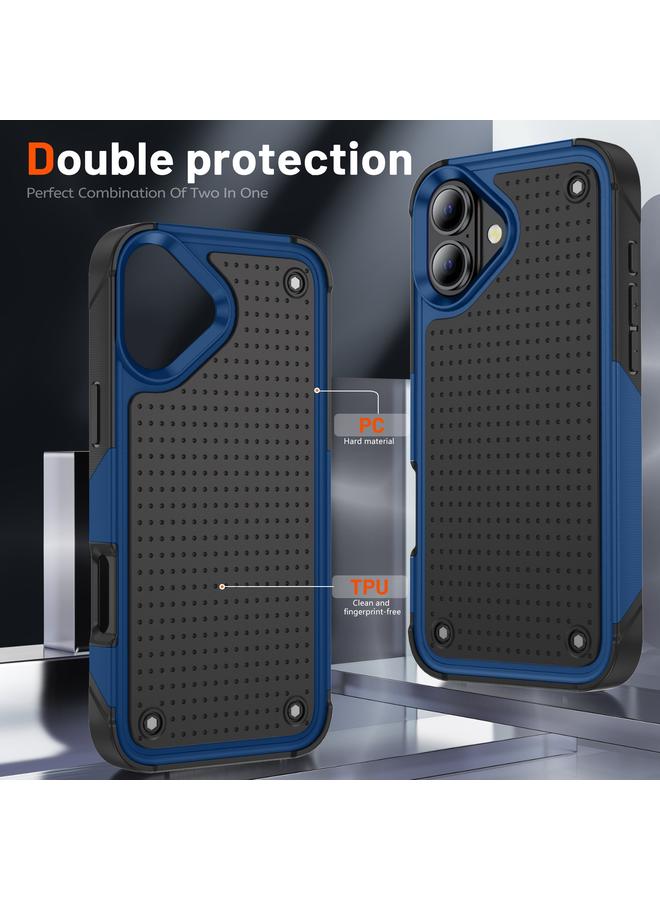 اس-توب جراب لهاتف iPhone 16 PC + جراب هاتف واقي مقاوم للصدمات من مادة TPU - Image 3