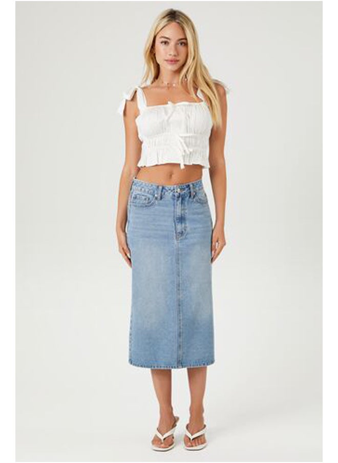FOREVER 21 - Tie-Strap Bow Crop Top - Image 1