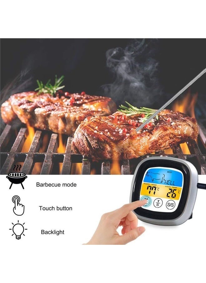 yongsheng Digital Kitchen Thermometer 7.5x7.5x2.5cm，Meat Thermometer, Digital Oven Thermometer, Instant Read Grill Thermometer for Oven BBQ Candy Steak Cooking Baking Grilling  - Image 4