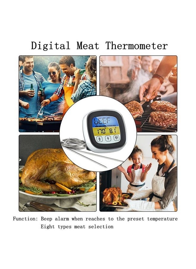 yongsheng Digital Kitchen Thermometer 7.5x7.5x2.5cm，Meat Thermometer, Digital Oven Thermometer, Instant Read Grill Thermometer for Oven BBQ Candy Steak Cooking Baking Grilling  - Image 5