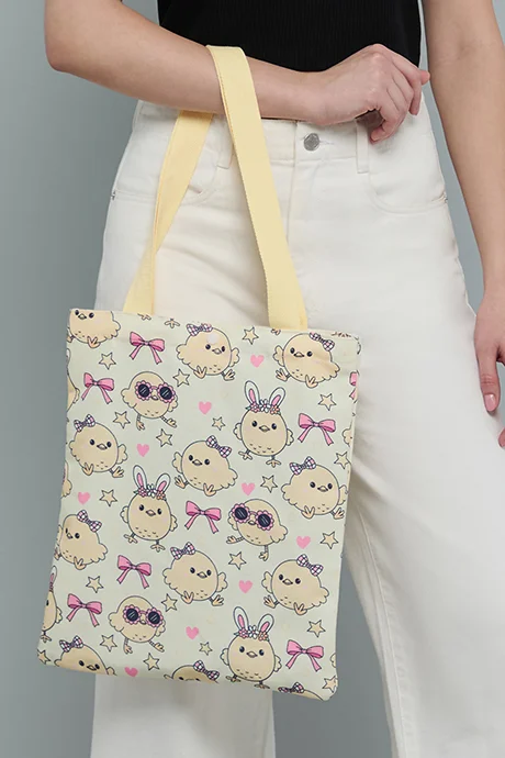 أر أند بي Printed Canvas Shoulder Bag