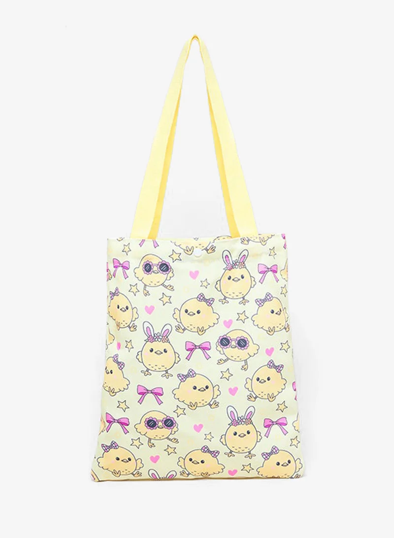 أر أند بي Printed Canvas Shoulder Bag