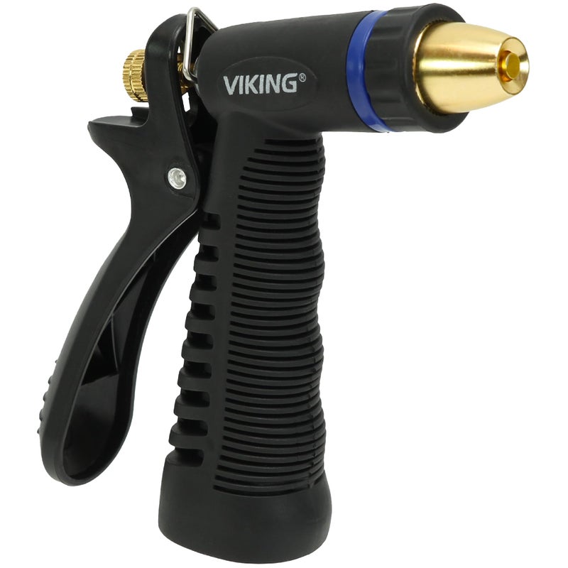 VIKING Hose Nozzle, Garden Hose Nozzle, Adjustable and Heavy Duty for Washing Car, Watering Plants, Washing Pets, and Home Use - Image 1