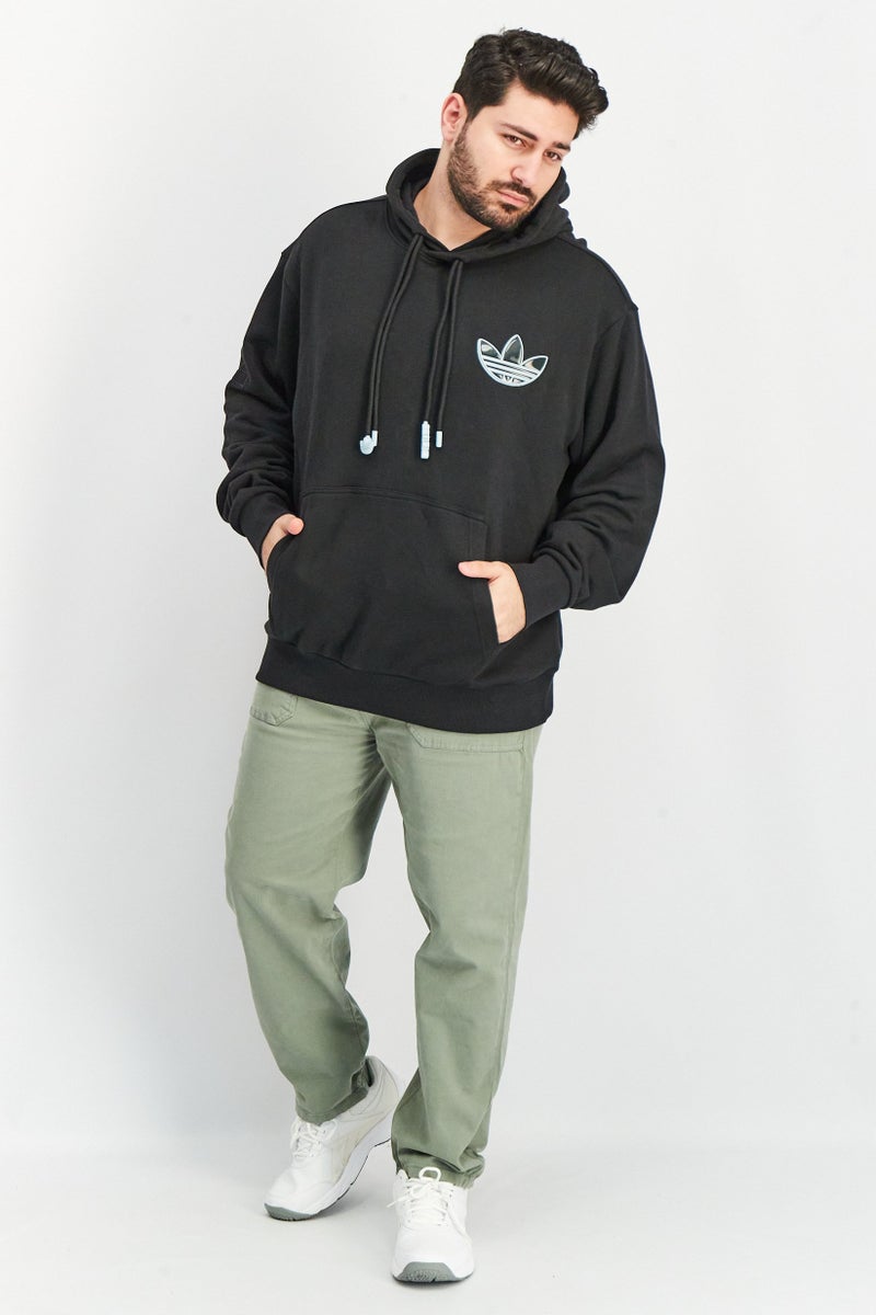 adidas Originals Men Sportswear Fit Adicolors Hoodie Outdoor Sweatshirts, Black  - Image 2