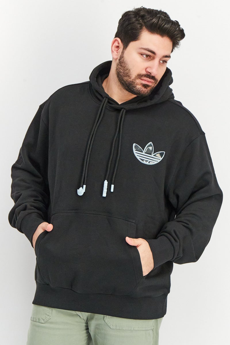 adidas Originals Men Sportswear Fit Adicolors Hoodie Outdoor Sweatshirts, Black  - Image 1