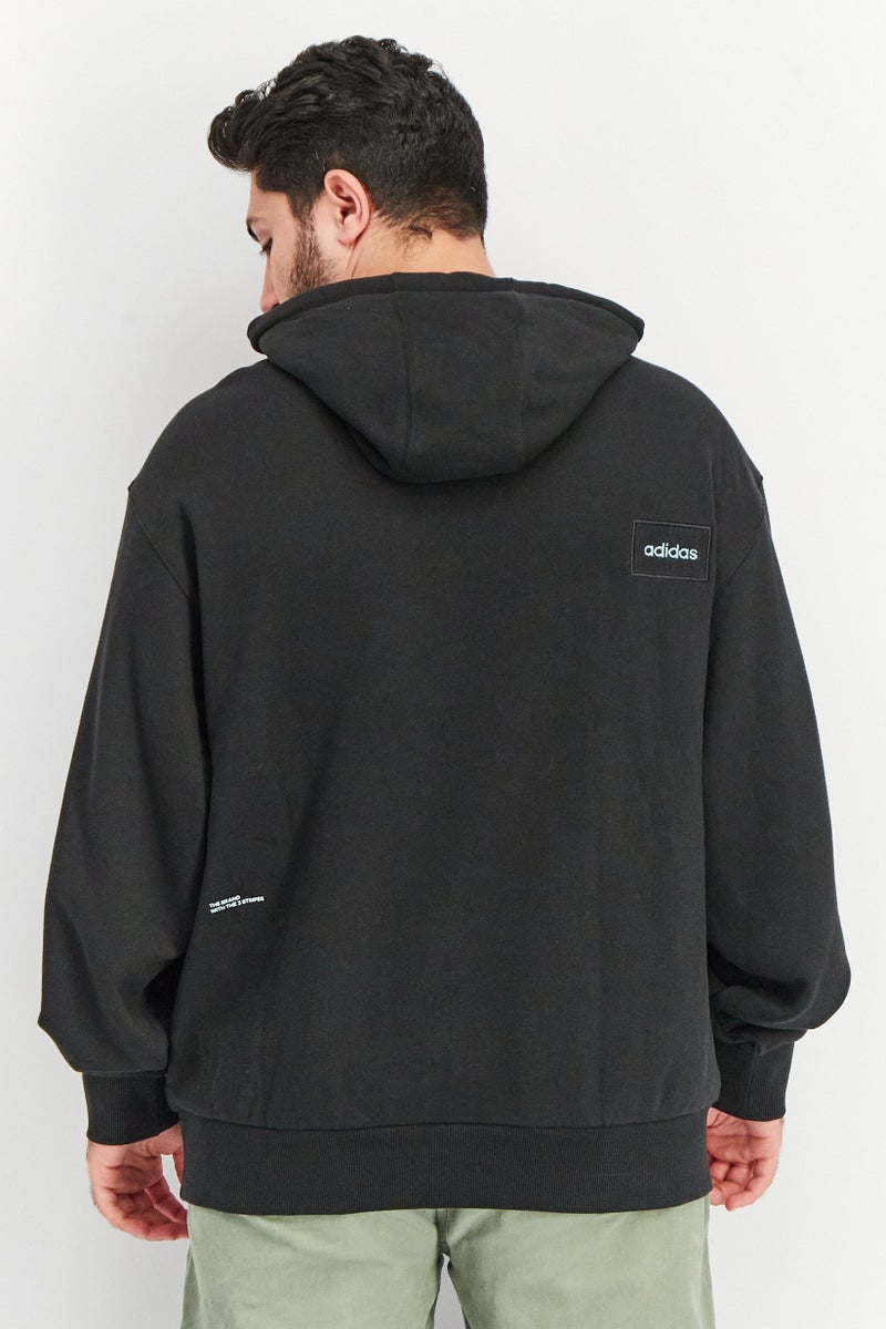 adidas Originals Men Sportswear Fit Adicolors Hoodie Outdoor Sweatshirts, Black  - Image 3