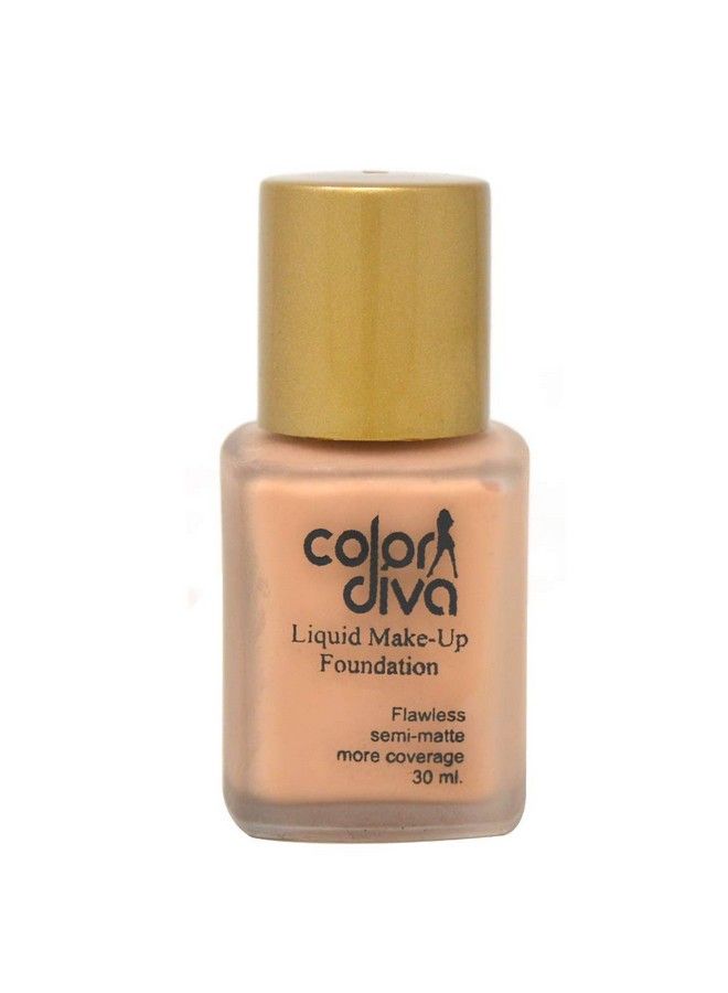 Color Diva Matte Perfect Cover Foundation F102 Cool Rose 30 Ml - Image 2