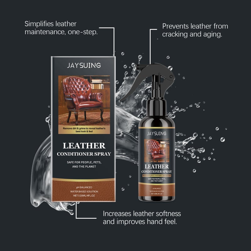 Jaysuing Leather Care Agent Sofa Seat Leather Waterproof Maintenance Cleaning Oil Removal Protective Care Agent - Image 4