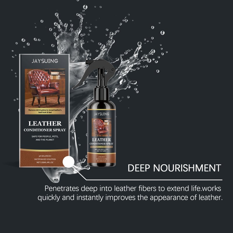 Jaysuing Leather Care Agent Sofa Seat Leather Waterproof Maintenance Cleaning Oil Removal Protective Care Agent - Image 5