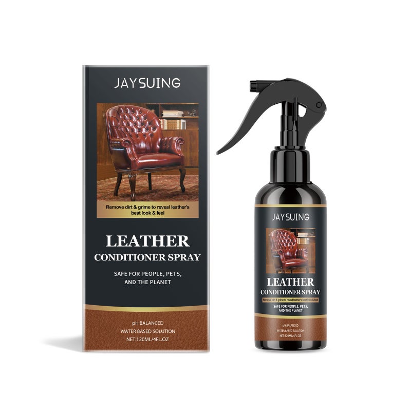 Jaysuing Leather Care Agent Sofa Seat Leather Waterproof Maintenance Cleaning Oil Removal Protective Care Agent - Image 1
