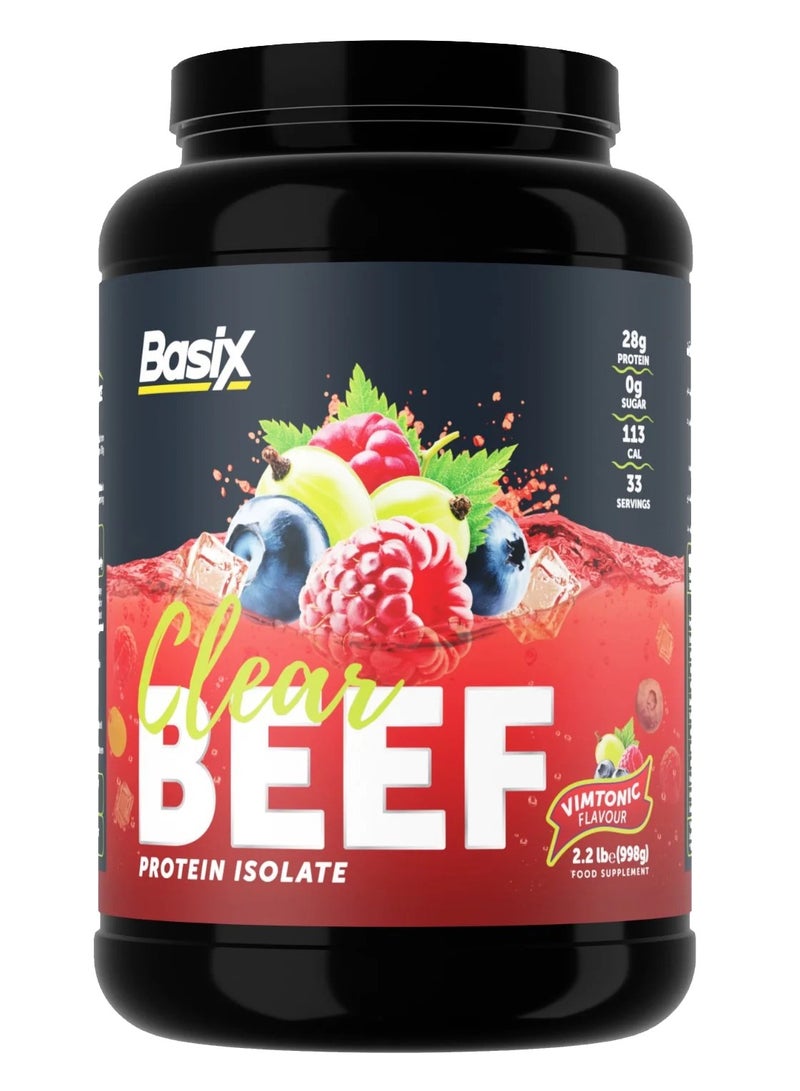 Basix Clear Beef Protein Isolate - Vimtonic - (2.2 lb) - Image 1